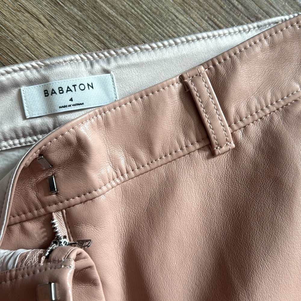 Babaton Faux Leather pants - Picture 6 of 11